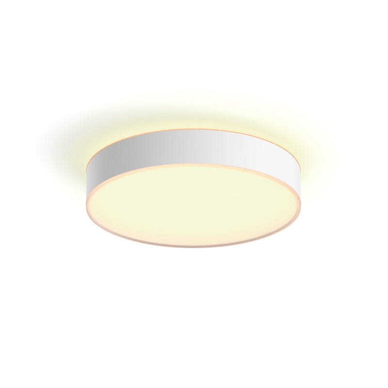 Philips Hue White Ambiance Enrave Deckenleuchte rund weiß + Dimmschalter • M
